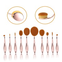 soft 10pc/set makeup brush set with package